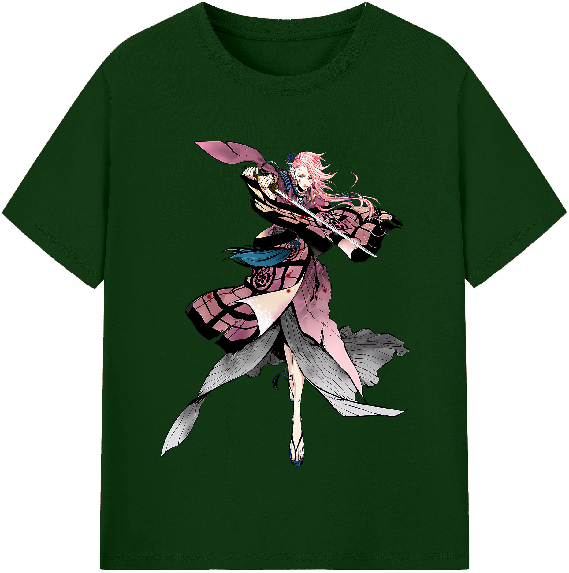 （画像用） 刀剣乱舞 Touken Ranbu 綿100％半袖Tシャツ（フロントプリント）